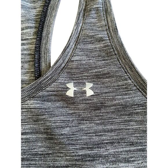 Under Armour Loose Heat Gear Racerback Tank Top Sporty Athletic Athleisure - Picture 6 of 14